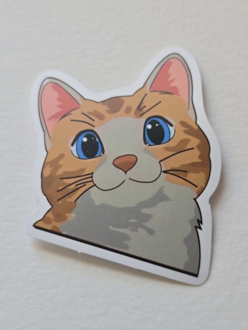 10/$10 Cute Orange Tabby Cat Sticker